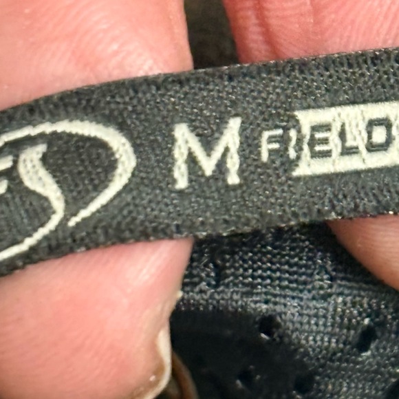 Fieldsheer Sz M Women W32-40” Studded Black Leather Chaps Mesh Lined ~28” Inseam - Picture 5 of 7